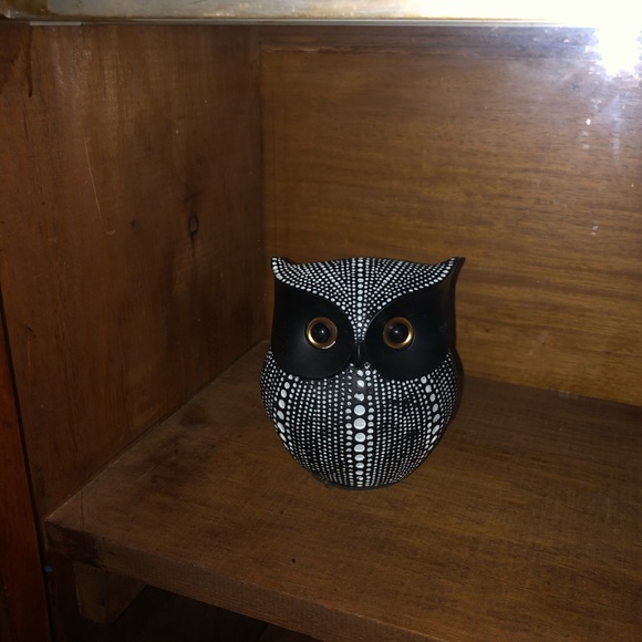 Small decorative black owl - Picture 1 of 1